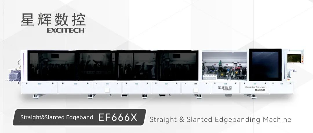 EF666X Станок для облицовки косых и прямых кромок. Одна машина с двумя функциями, выбор качества.