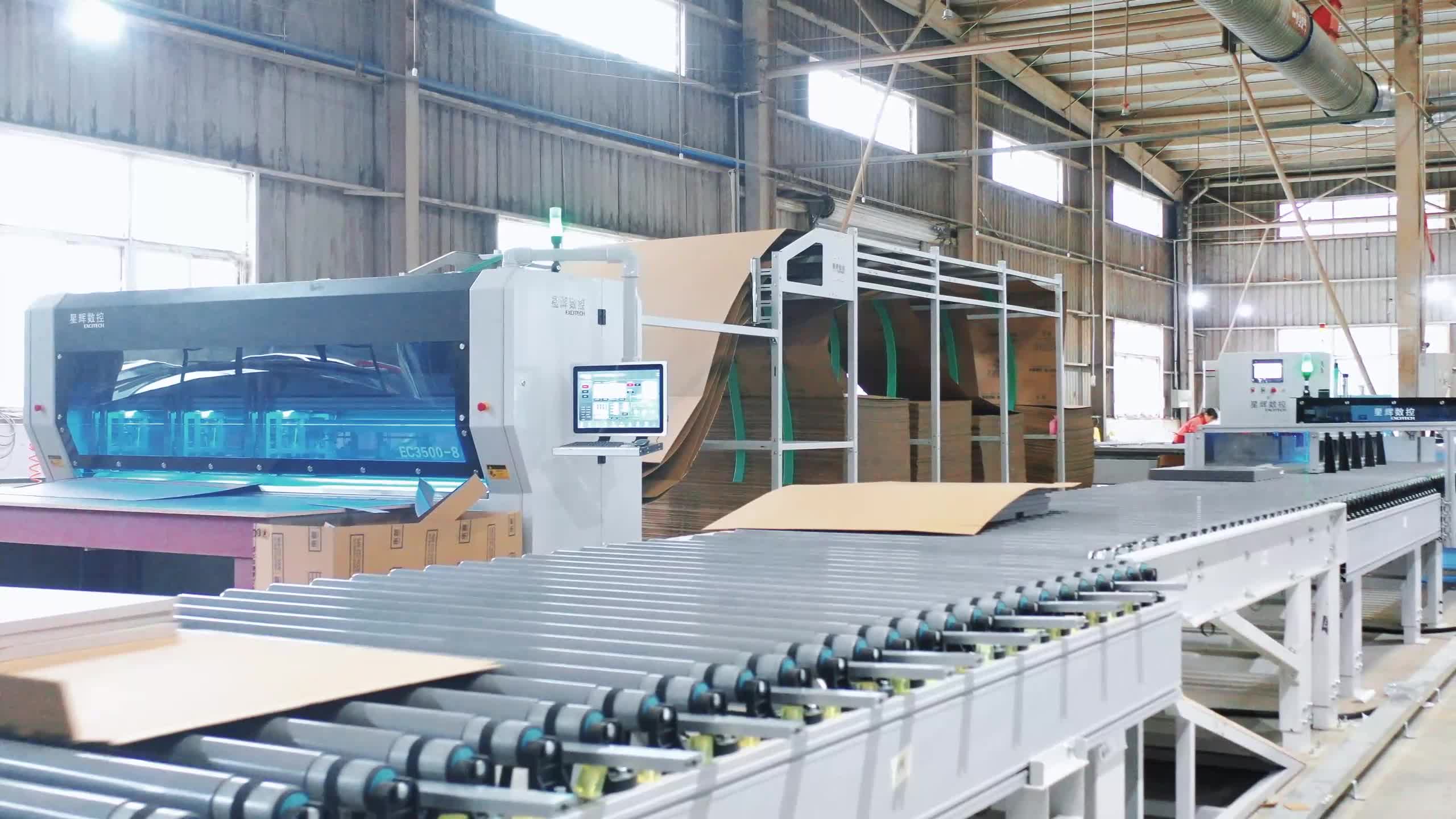 Распределение корпусов Ascitech CNC Sichuan Chengdu Packaging Line Project.